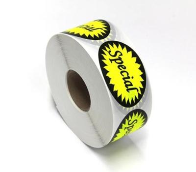 image of Special Labels Fluorescent Yellow
