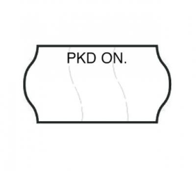 image of Meto 18 mm x 11 mm Permanent Tamper Proof PKD ON. Label