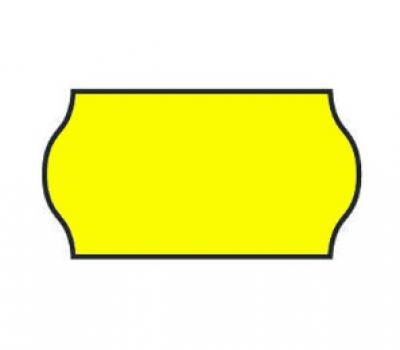 image of Meto 22 mm x 12 mm Removable Non Tamper Proof Fluorescent Yellow Label